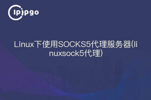 Uso del servidor proxy SOCKS5 en Linux (proxy linuxsock5)