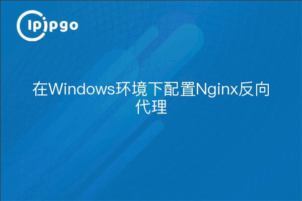 在Windows环境下配置Nginx反向代理