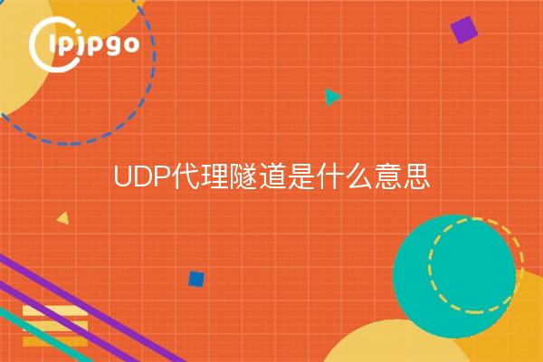 UDP代理隧道是什么意思