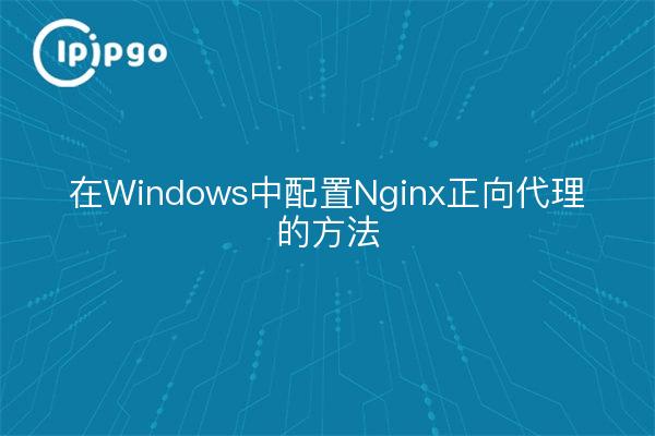 Configuration de Nginx Forward Proxy sous Windows