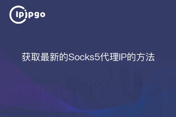 获取最新的Socks5代理IP的方法