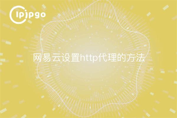 Einrichten des http-Proxys in der NetEase Cloud