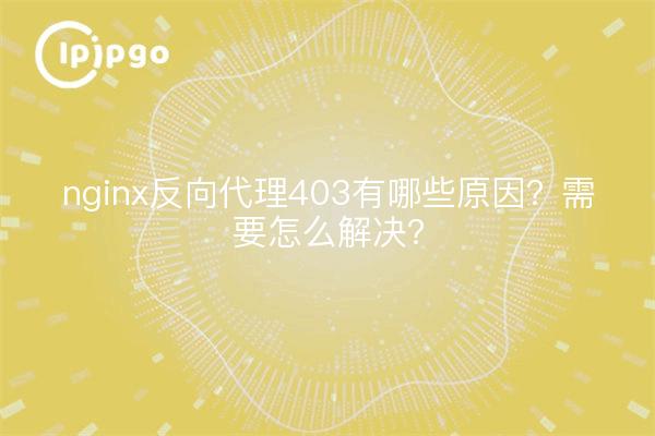 nginx反向代理403有哪些原因？需要怎么解决？