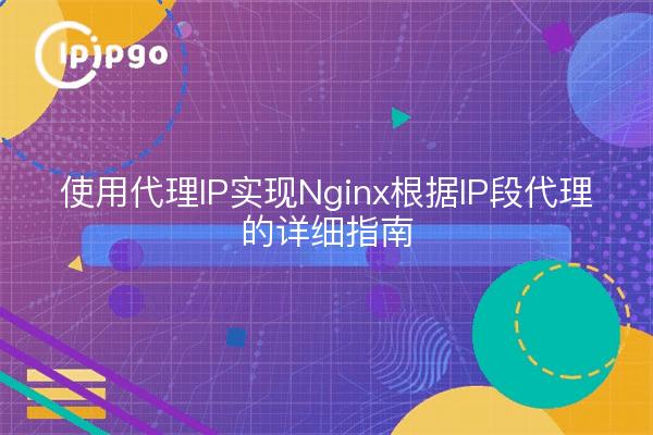 使用代理IP实现Nginx根据IP段代理的详细指南