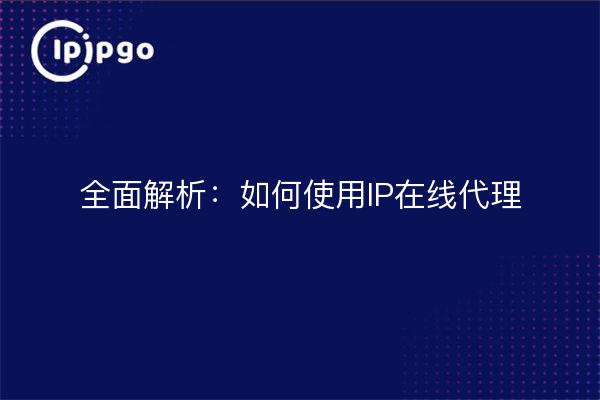Análisis exhaustivo: cómo utilizar el proxy IP en línea