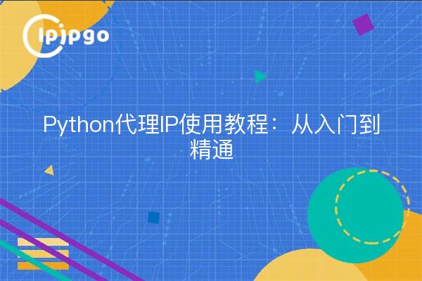 Python代理IP使用教程：从入门到精通