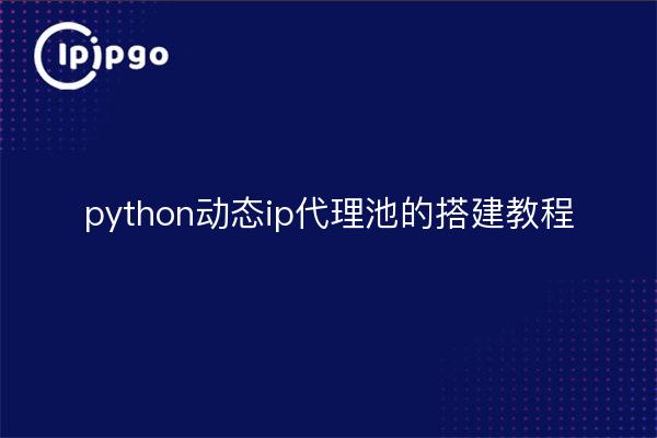 python动态ip代理池的搭建教程