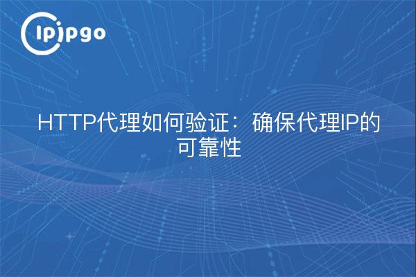 HTTP代理如何验证：确保代理IP的可靠性