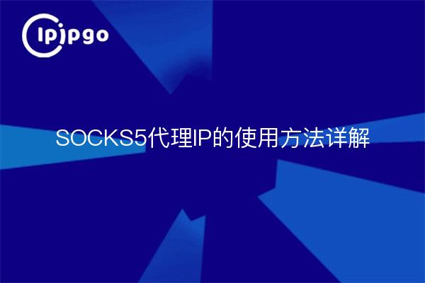 SOCKS5代理IP的使用方法详解