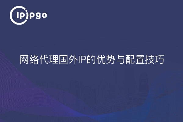 网络代理国外IP的优势与配置技巧