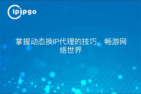 掌握动态换IP代理的技巧，畅游网络世界