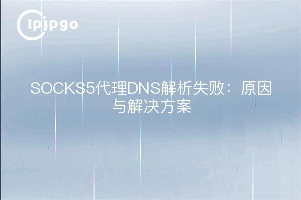 SOCKS5代理DNS解析失败：原因与解决方案