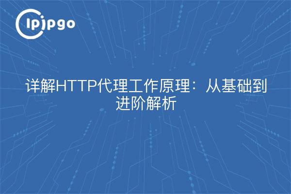 详解HTTP代理工作原理：从基础到进阶解析