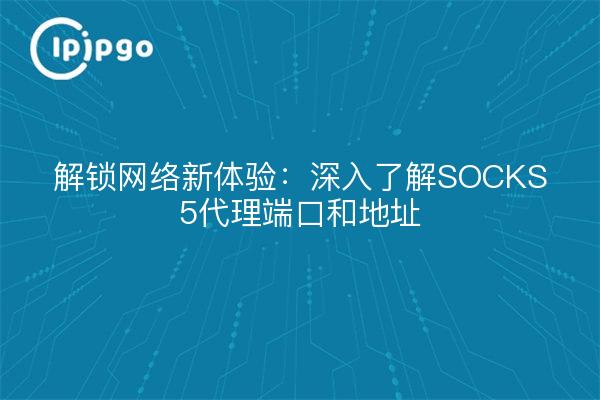 解锁网络新体验：深入了解SOCKS5代理端口和地址