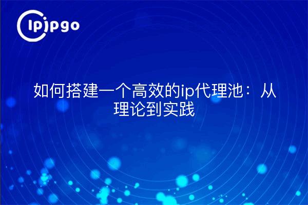 如何搭建一个高效的ip代理池：从理论到实践