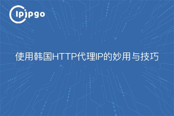 使用韩国HTTP代理IP的妙用与技巧