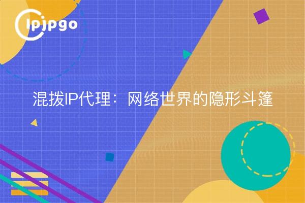 混拨IP代理：网络世界的隐形斗篷