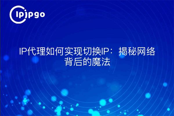 IP代理如何实现切换IP：揭秘网络背后的魔法