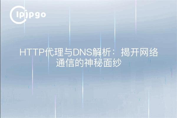 HTTP代理与DNS解析：揭开网络通信的神秘面纱