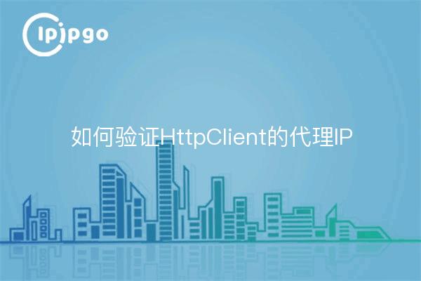 如何验证HttpClient的代理IP