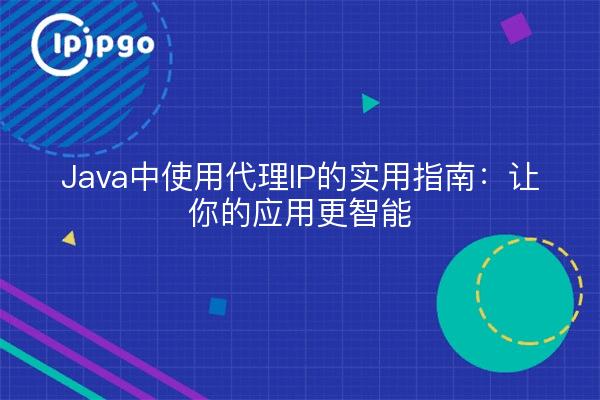 Java中使用代理IP的实用指南：让你的应用更智能