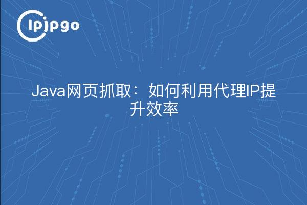 Java网页抓取：如何利用代理IP提升效率