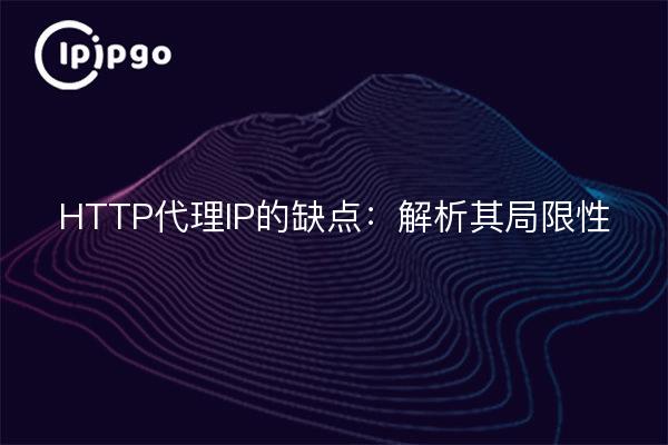 HTTP代理IP的缺点：解析其局限性