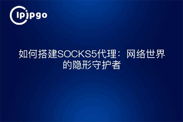 如何搭建SOCKS5代理：网络世界的隐形守护者