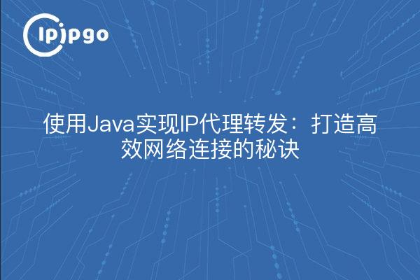 使用Java实现IP代理转发：打造高效网络连接的秘诀