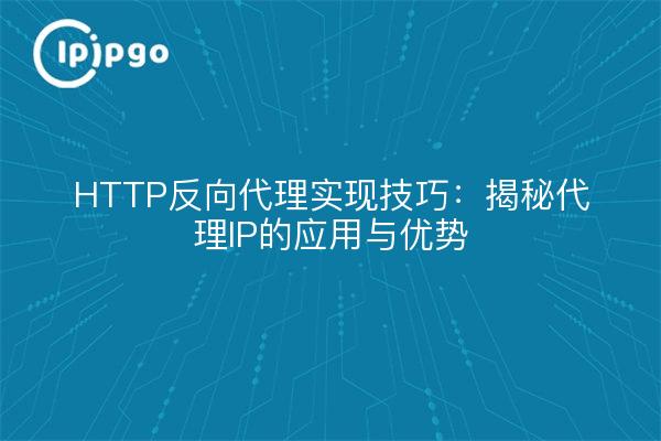 HTTP反向代理实现技巧：揭秘代理IP的应用与优势