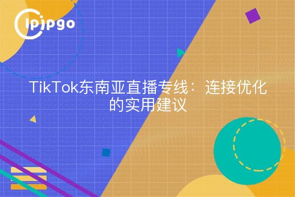 TikTok东南亚直播专线：连接优化的实用建议