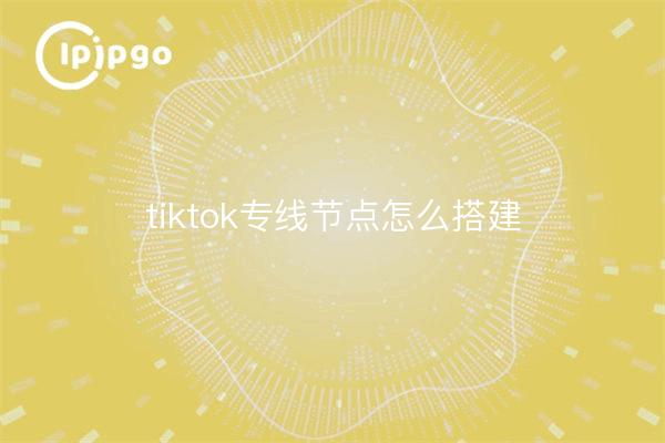 tiktok专线节点怎么搭建