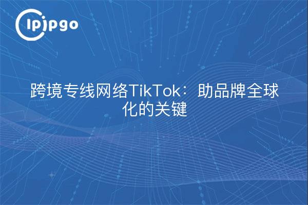 跨境专线网络TikTok：助品牌全球化的关键