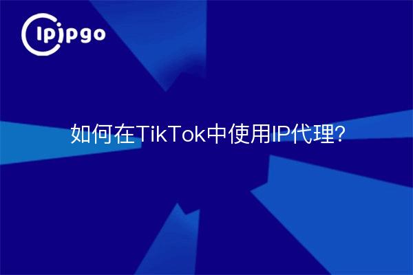 如何在TikTok中使用IP代理？