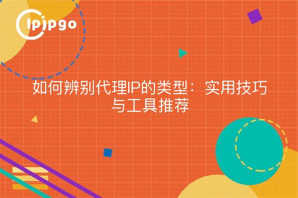 如何辨别代理IP的类型：实用技巧与工具推荐