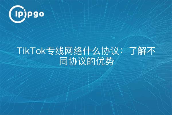 TikTok专线网络什么协议：了解不同协议的优势