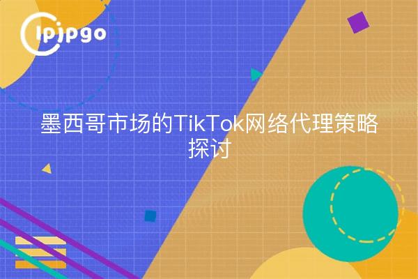 墨西哥市场的TikTok网络代理策略探讨