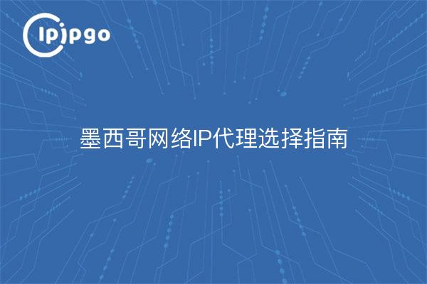 墨西哥网络IP代理选择指南