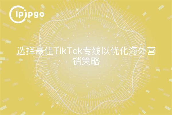 选择最佳TikTok专线以优化海外营销策略