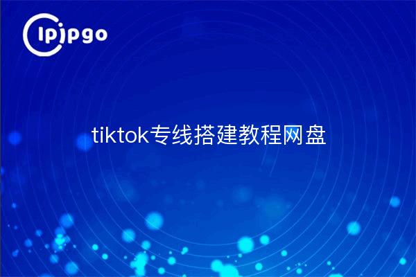 tiktok专线搭建教程网盘