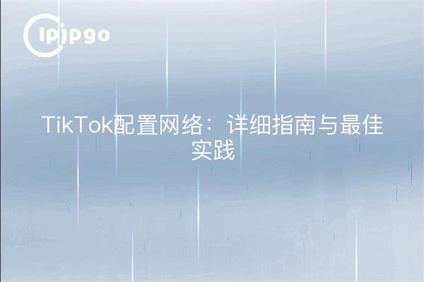 TikTok配置网络：详细指南与最佳实践