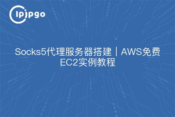 Socks5 proxy server setup｜AWS Free EC2 Tutorials