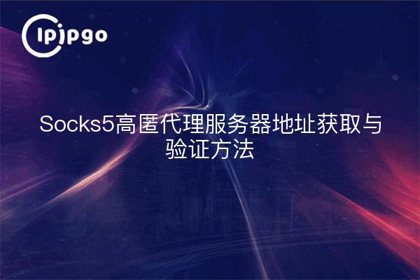 Socks5高匿代理服务器地址获取与验证方法