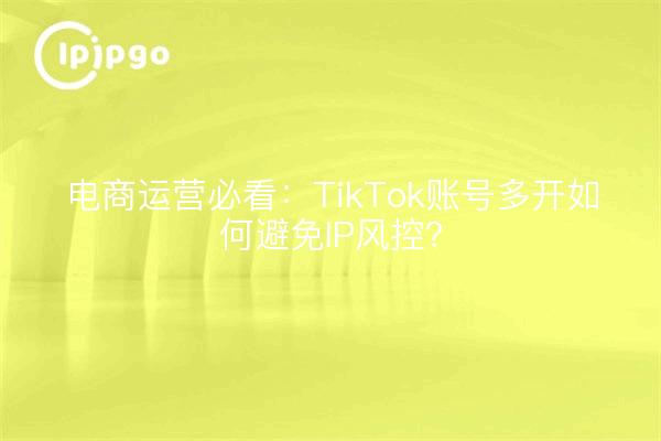 电商运营必看：TikTok账号多开如何避免IP风控？