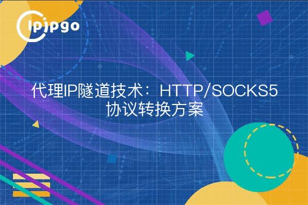 代理IP隧道技术：HTTP/SOCKS5协议转换方案