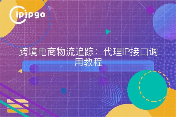 跨境电商物流追踪：代理IP接口调用教程