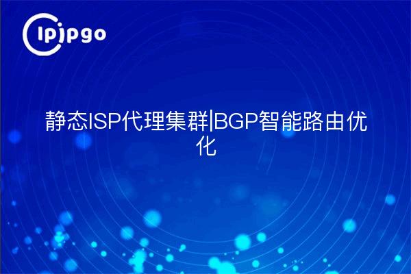 静态ISP代理集群|BGP智能路由优化